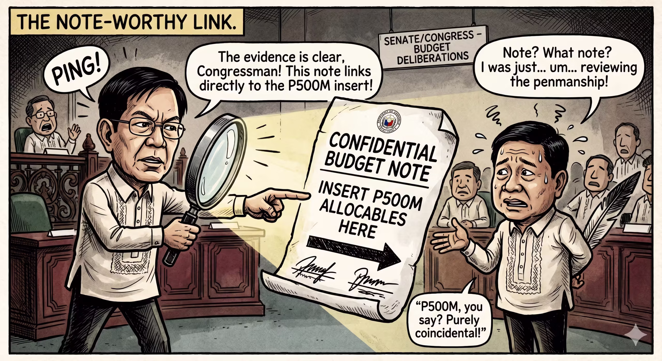 P500M allocables: Lacson Links Marcoleta to Budget Note