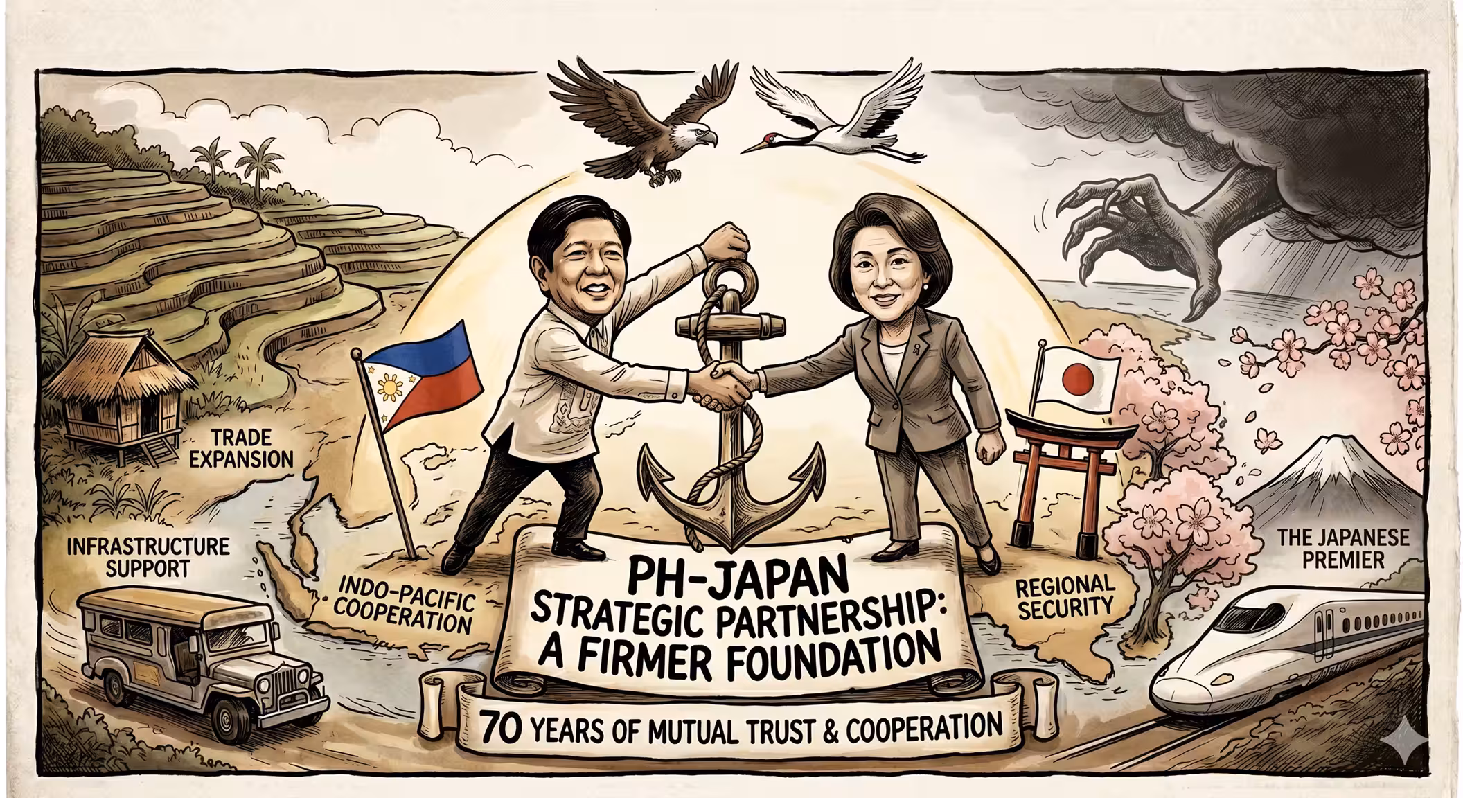 PH-Japan strategic partnership: Marcos Set for Tokyo Summit