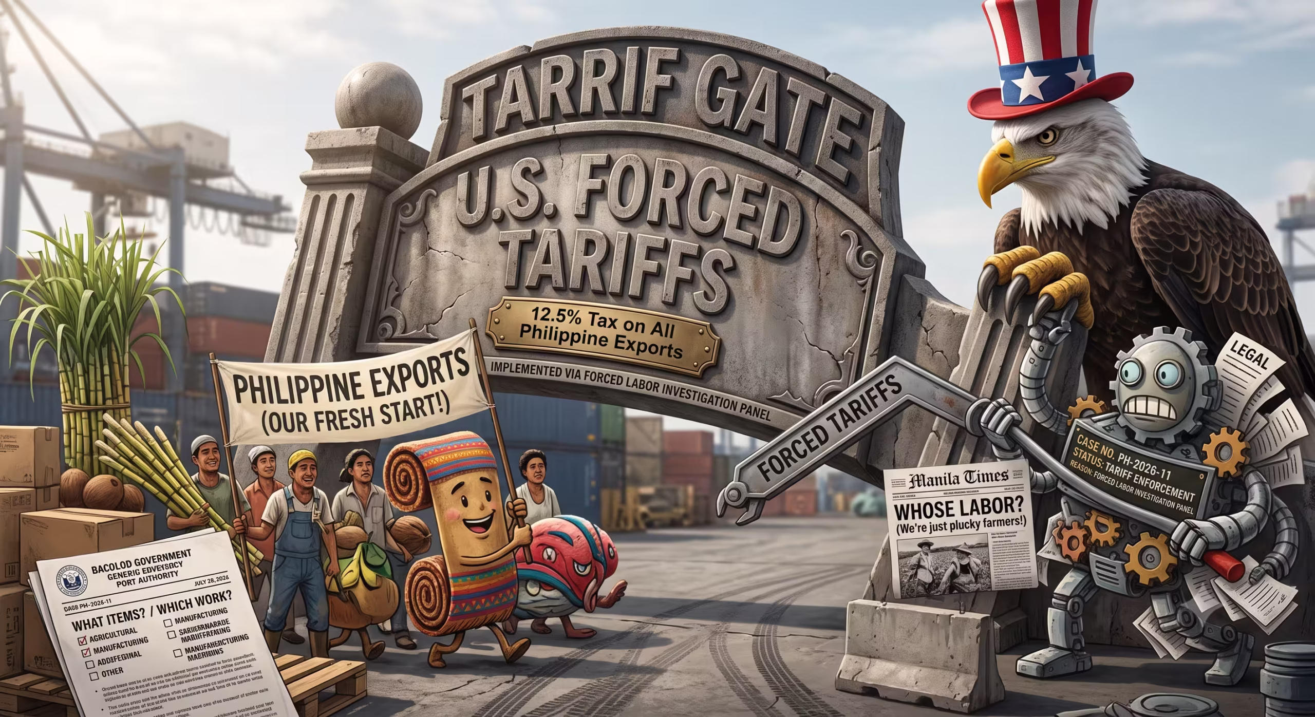 Forced labor tariffs: US Imposes 12.5% Tax on Philippine Exports